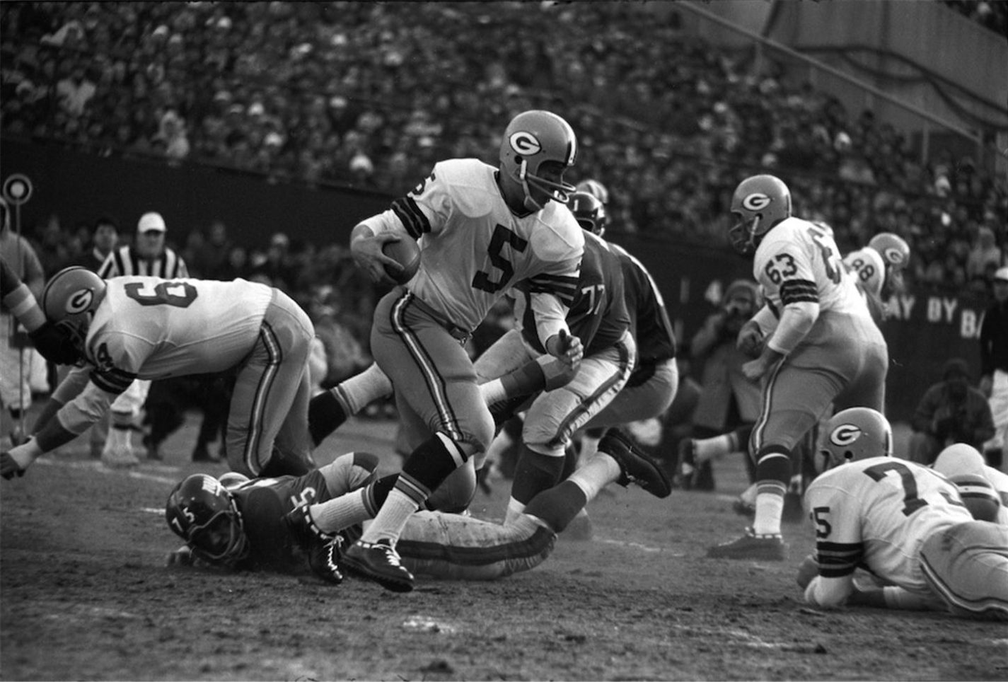 Paul Hornung v titulnom zápase 1961 vs. New York Giants