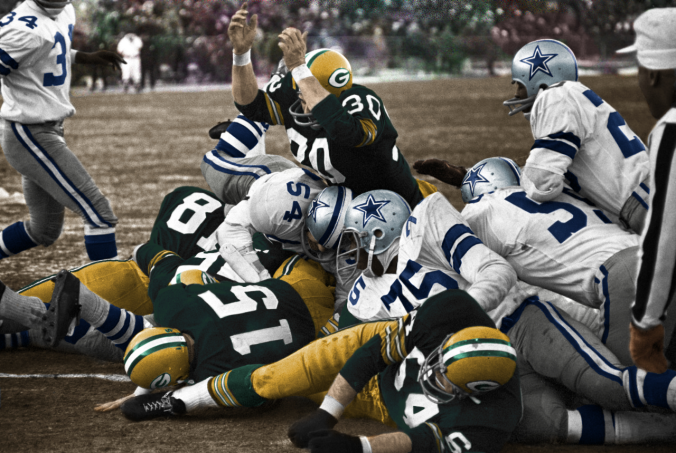 Ice Bowl 1967 – Bart Starr QB sneak vs. Dallas Cowboys