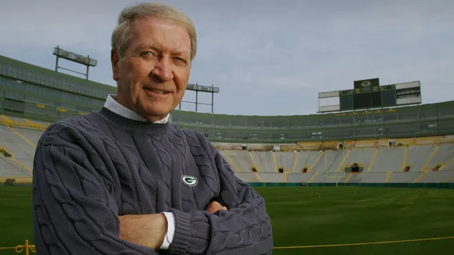 Bob Harlan — oznámenie rekonštrukcie Lambeau Field 2000