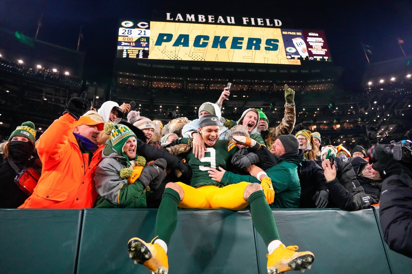 Lambeau Leap — moderná éra