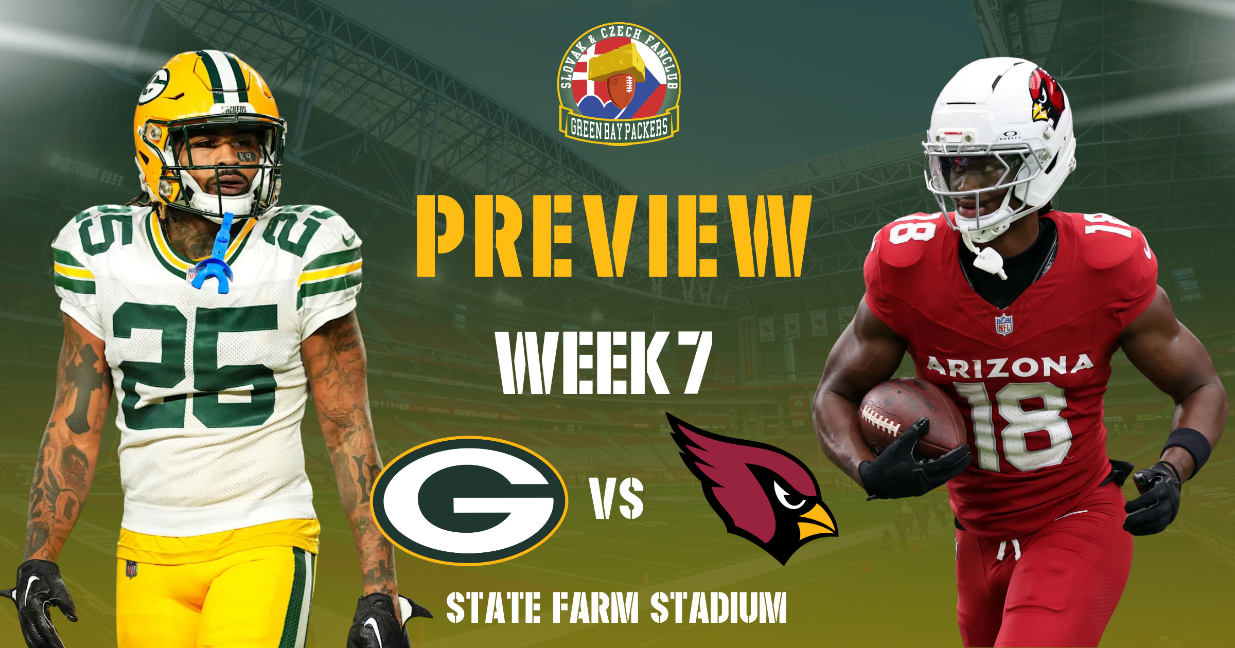 PREVIEW • WEEK #7 – Packers @ Cardinals