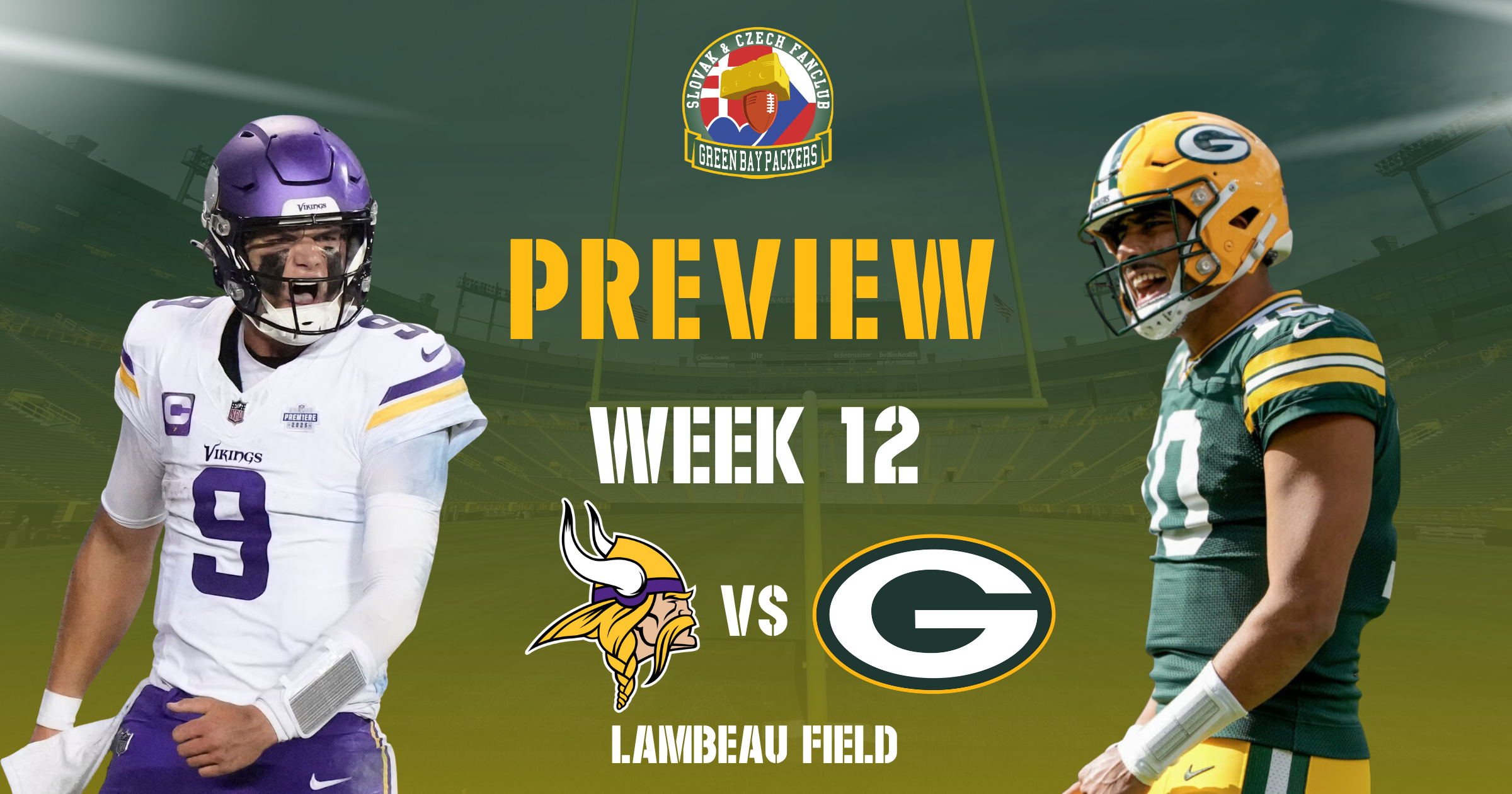 PREVIEW • WEEK #12 – Vikings vs Packers