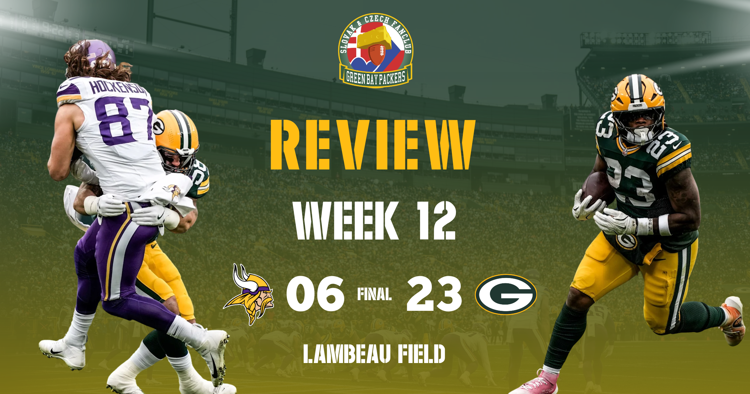 REVIEW • WEEK #12 – Vikings vs Packers