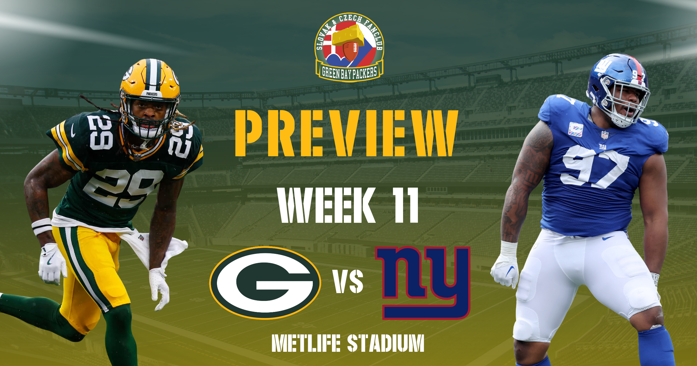PREVIEW • WEEK #11 – Packers @ Giants