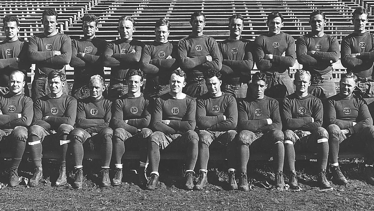 Green Bay Packers championship team photo, 1929 season