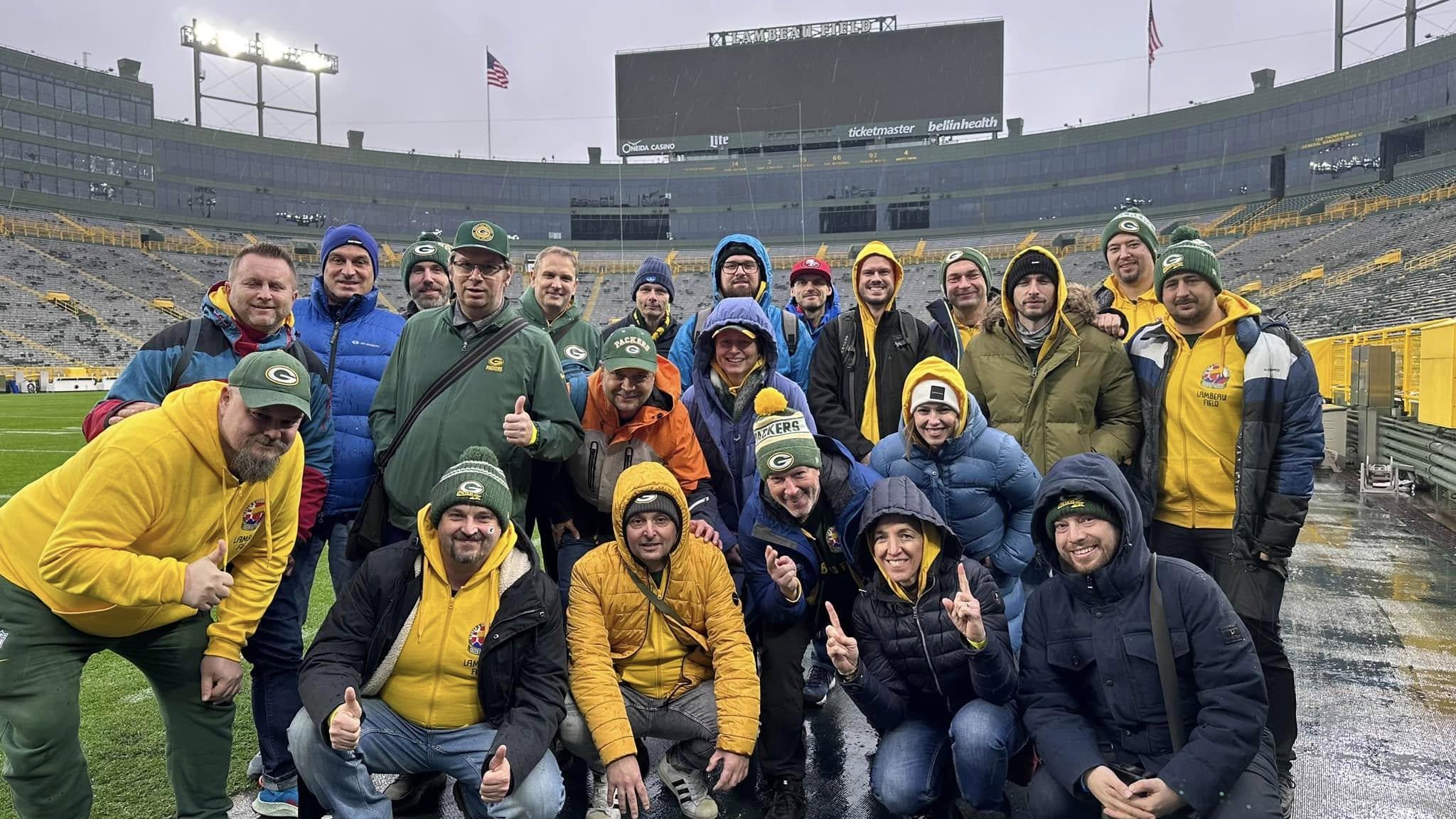 Výjazdy na Lambeau Field