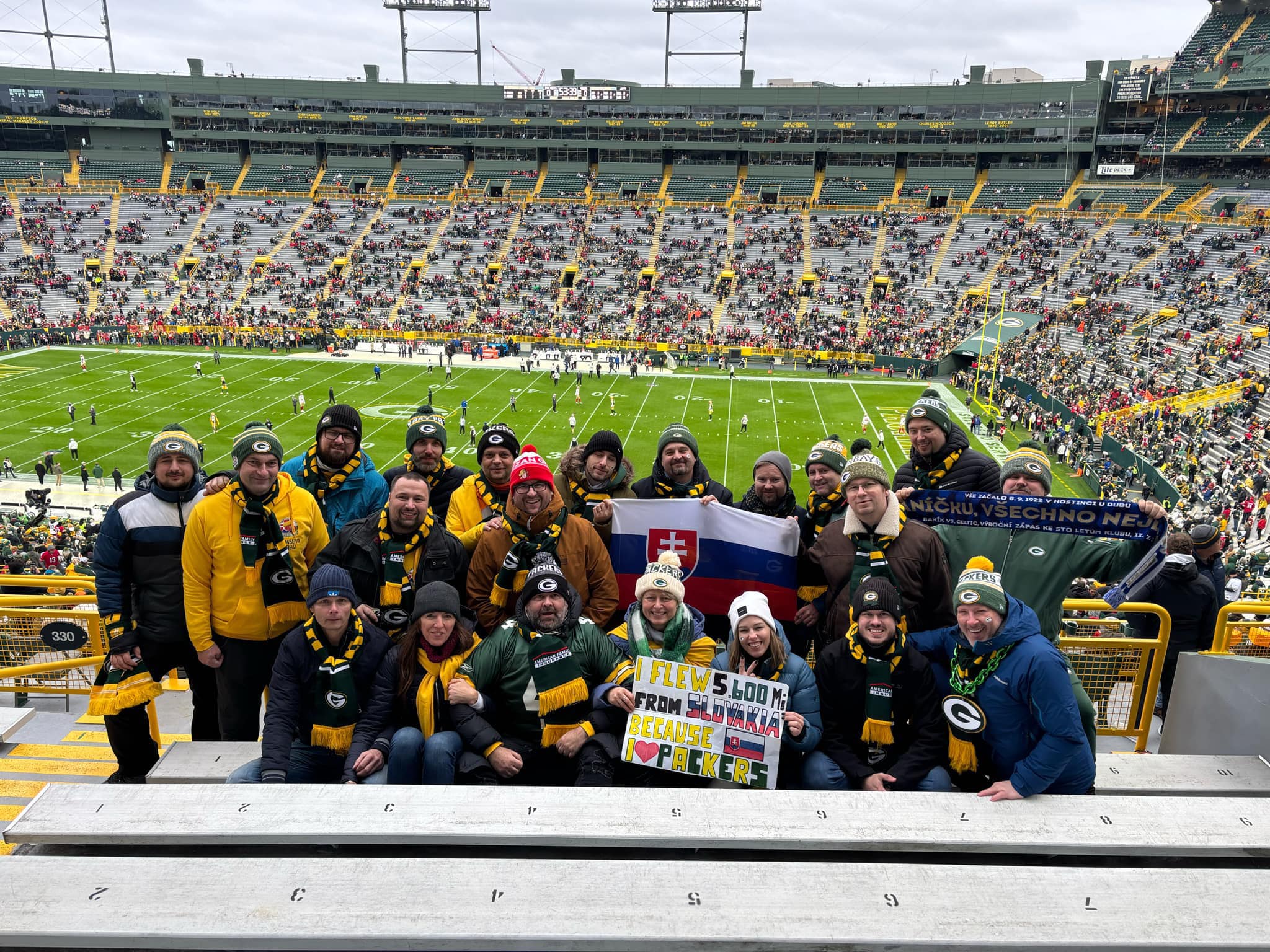 Výjazdy na Lambeau Field